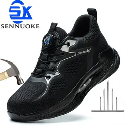 Scarpe da lavoro uomo antinfortunistiche donna stivali anfibi militari sportive lavoro scarpe trekking uomo firmate kevlar man shoes