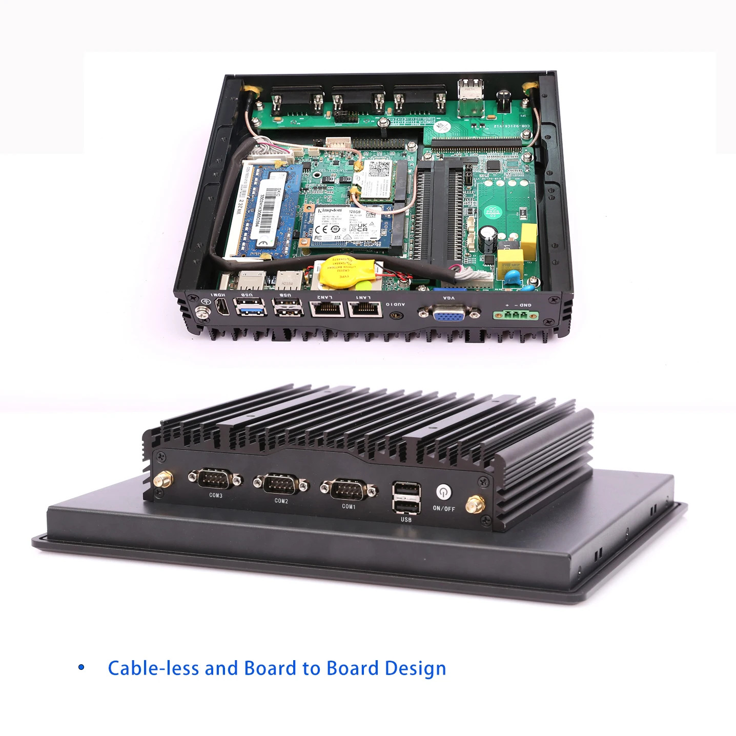 

2025 FANLESS J1900/J6412 Industrial Embedded Panel PC With IP65 Rating in Stock for AGV Controllers Machine Vision and Logistics