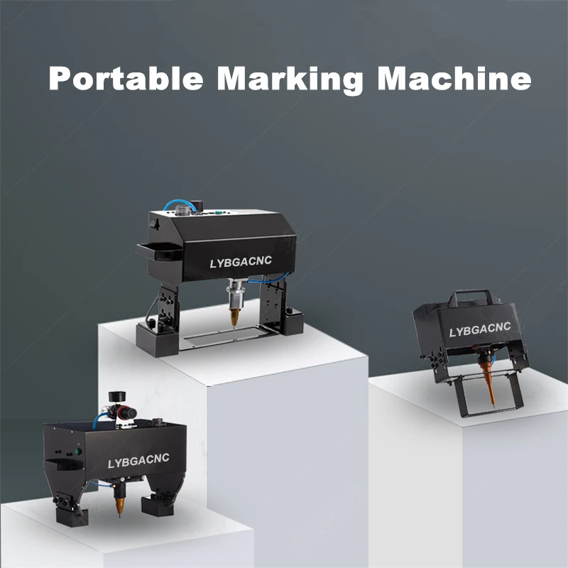 Portable Engraving Pneumatic Marking Machine 100x20 170x110 140x40mm Touch Screen For Nameplate Cylinder Number Frame Chassis