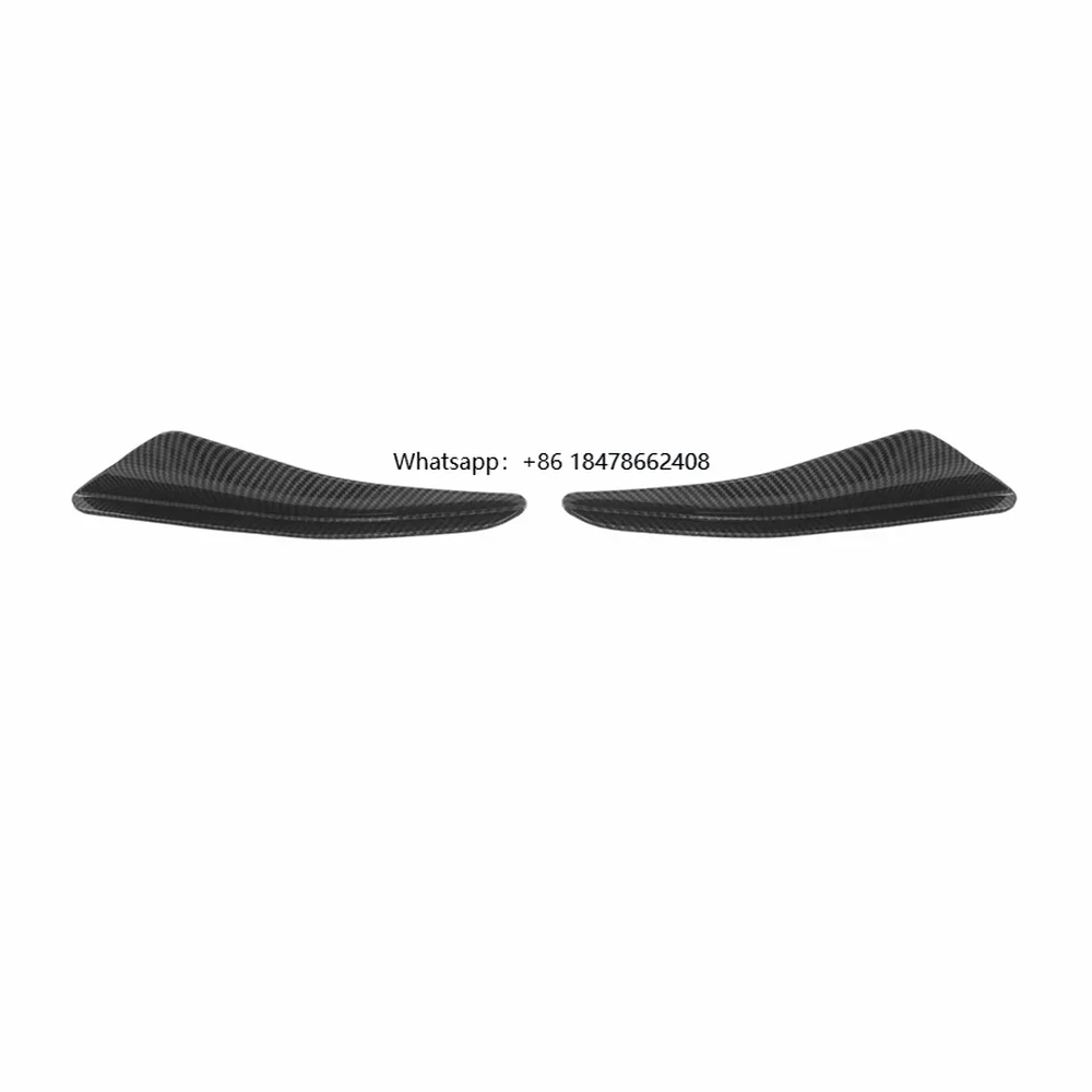 

Universal Rear Spoilers Dry Carbon Fiber Bumper Canards for VW 8 GTI Body Kits Trim Car Accessories