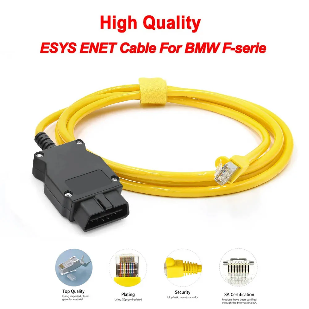 

ESYS ENET Cable For BMW F-serie Refresh Hidden Data ICOM Coding ECU Programmer OBD OBD2 Scanner Car Diagnostic Auto Tool