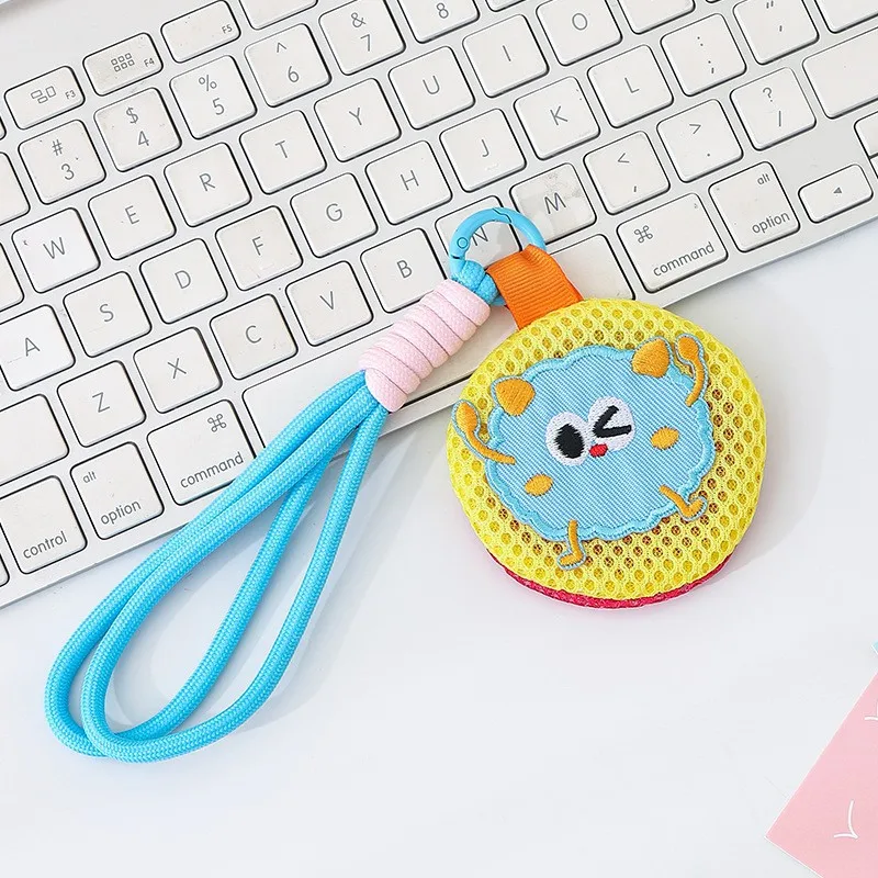Pochette mignonne en tricot pour écouteurs / porte-monnaie — Sac de rangement portable pour écouteurs et pochette décorative pour accessoires