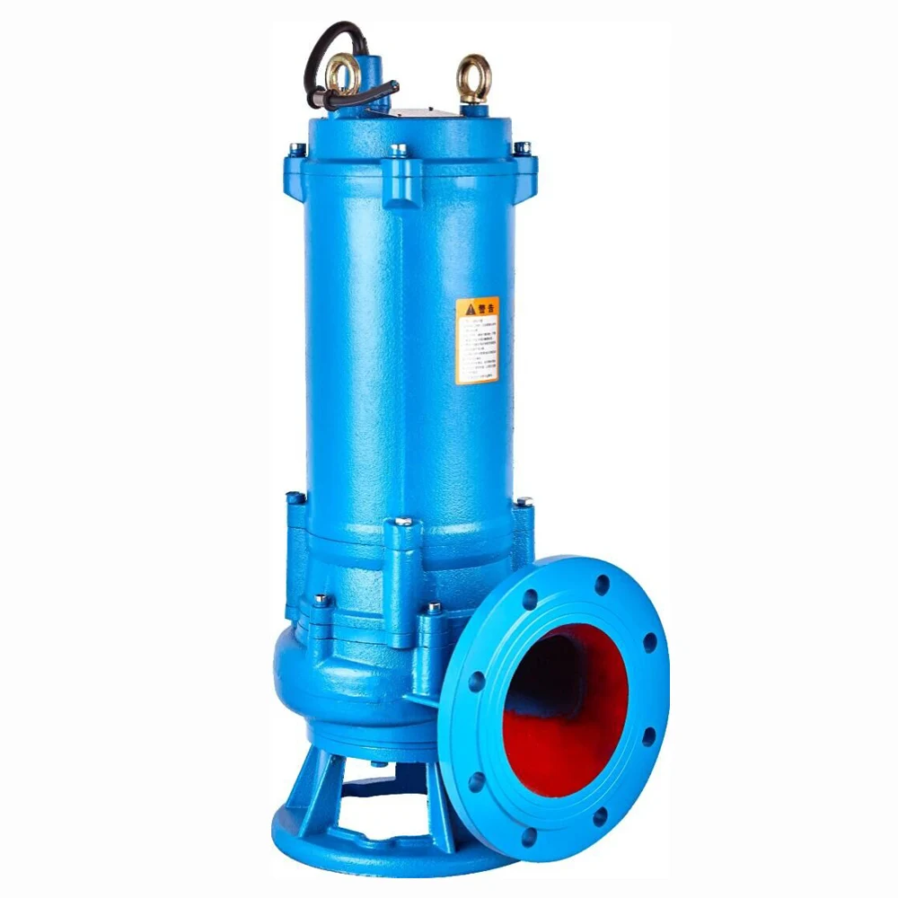 

High lift and high flow 7.5hp impeller self-priming sewage pump 7kw cutting submersible sewage pump