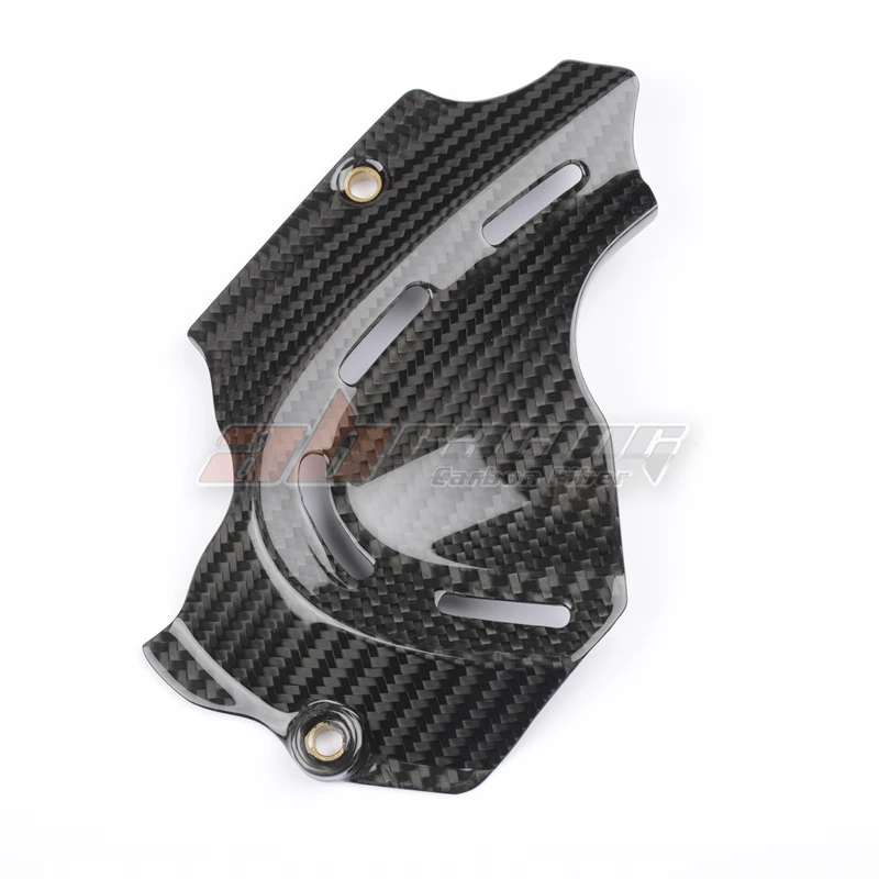 Side Sprocket Chain Case Cover Fairing Cowling For Ducati Monster 696 795 796 1100 EVO Full Carbon Fiber 100%