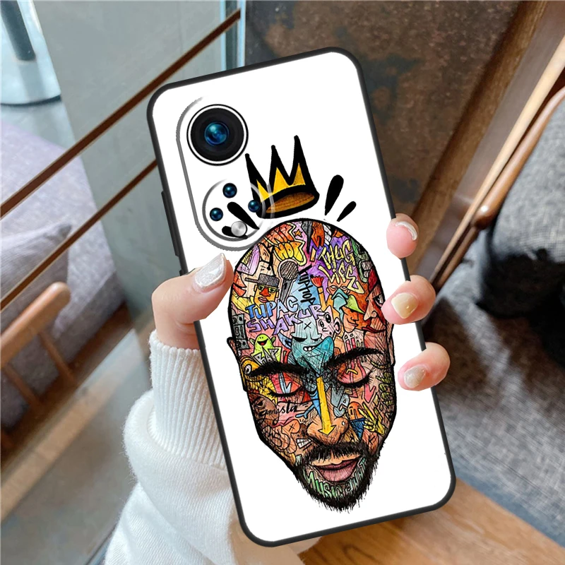 Tupac 2Pac Shakur Case For Honor 90 70 50 Lite Magic 5 Pro Cover For Honor X8 X9 X7 X8a X9a X7a X6a X9b 9X 8X