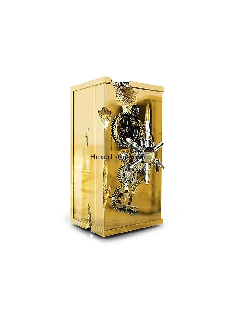 Household high-end art anti-theft stainless steel safe