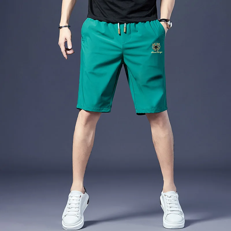 

Мужские шорты-бриджи 6-ти дюймовые, быстросохнущие, летние, тонкие, повседневные, модные, брендовые, спортивные, стильные