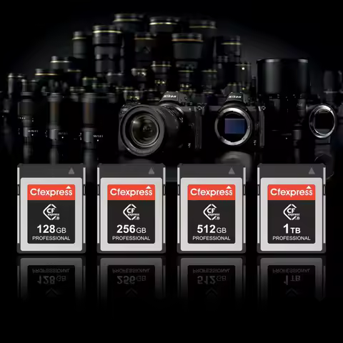 High Speed CFexpress Type B Card 1TB 512GB 256GB 128GB CFE Memory Card XQD Upgrade Card CFE Card for Nikon Z6 Z7 Canon R5 1DX3