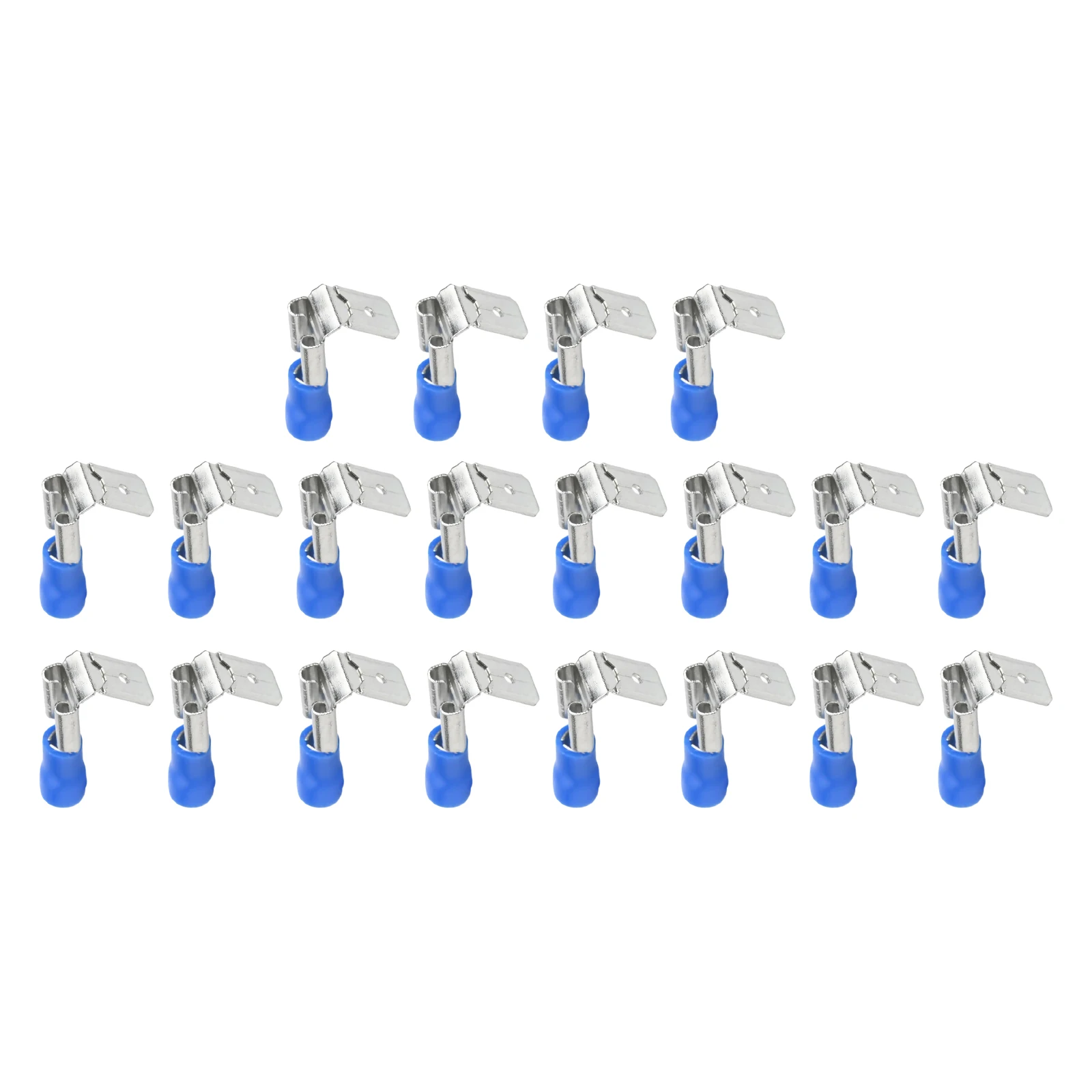 

20PCS Semi-Insulated Piggyback Spade Connectors Piggyback Spade Connectors Quick Disconnect Female/Male Cable Crimp Terminals