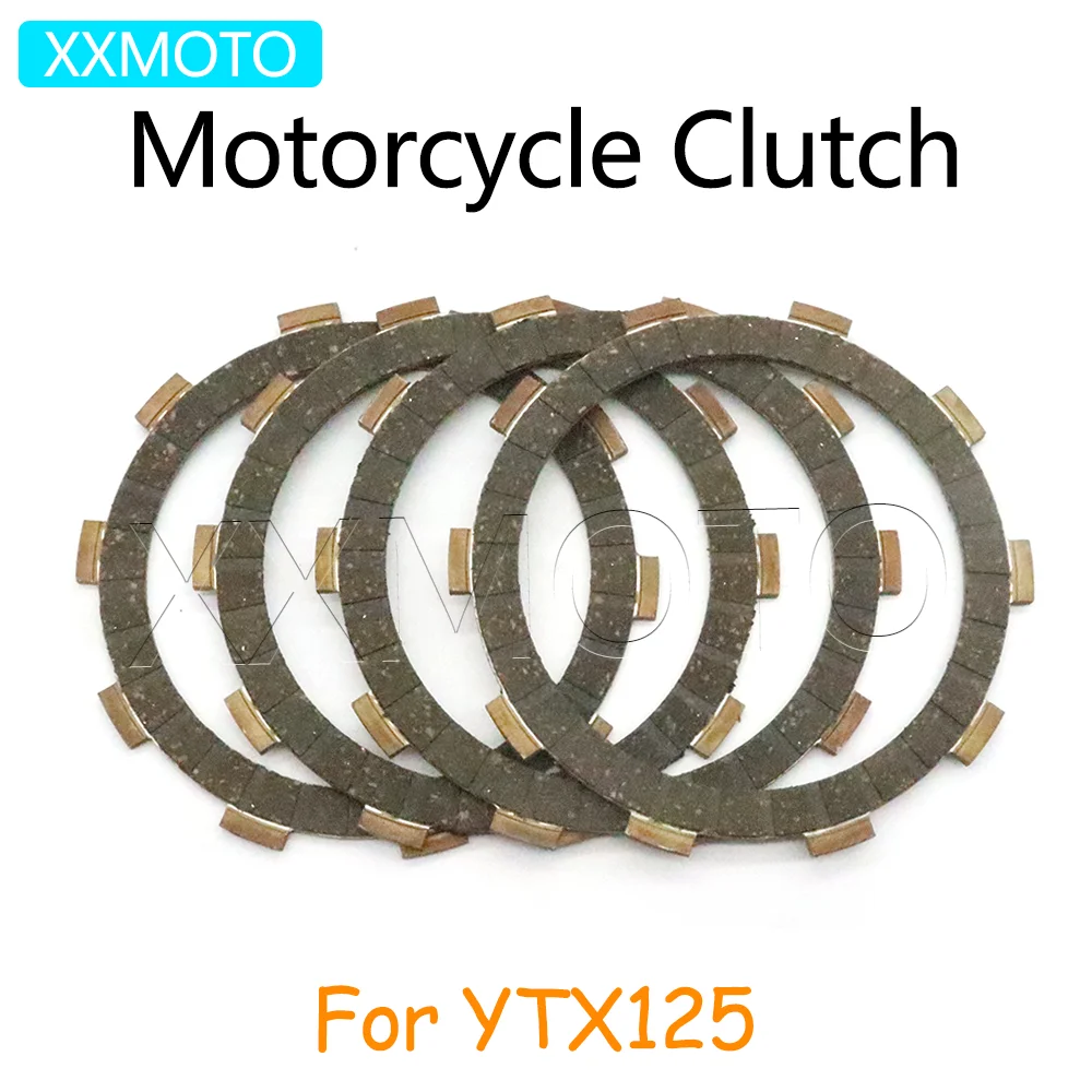 

For Yamaha YTX125 YTX 125 Motorcycle Clutch Plates Friction Disc Kits YTX125 Engine Accessories