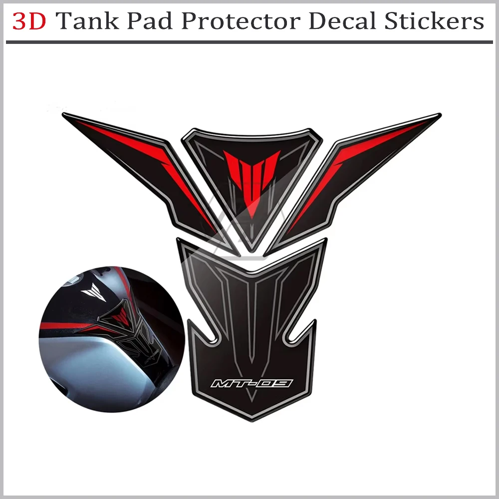 

Protect Decoration For Yamaha MT-09 MT09 2013-2015 3D Resin Motorcycle Fuel Gas Tank Pad Protector Sticker