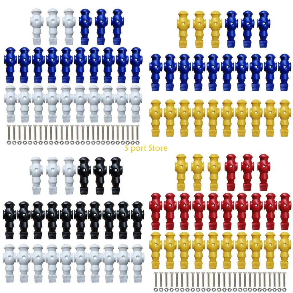 

U2JB 26 шт. настольный футбол мужские футбольные игры фигурка игрока 107 мм высота 16 мм боковое отверстие