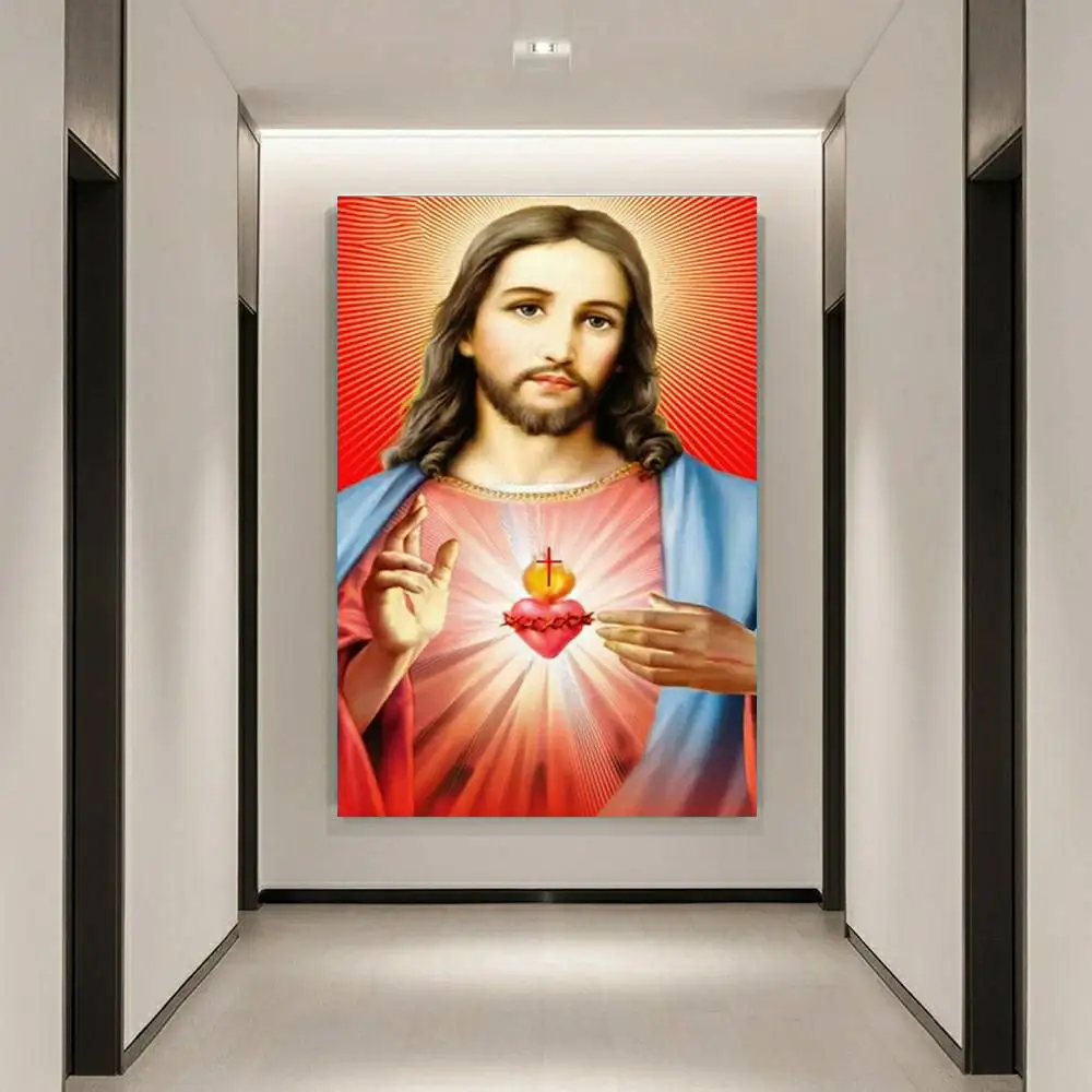 Religious Leader Set Diamond Painting Cross Stitch Kit Mosaic Embroidery Home Decor 5D DIY Rhinestone Art Handmade Craft Round