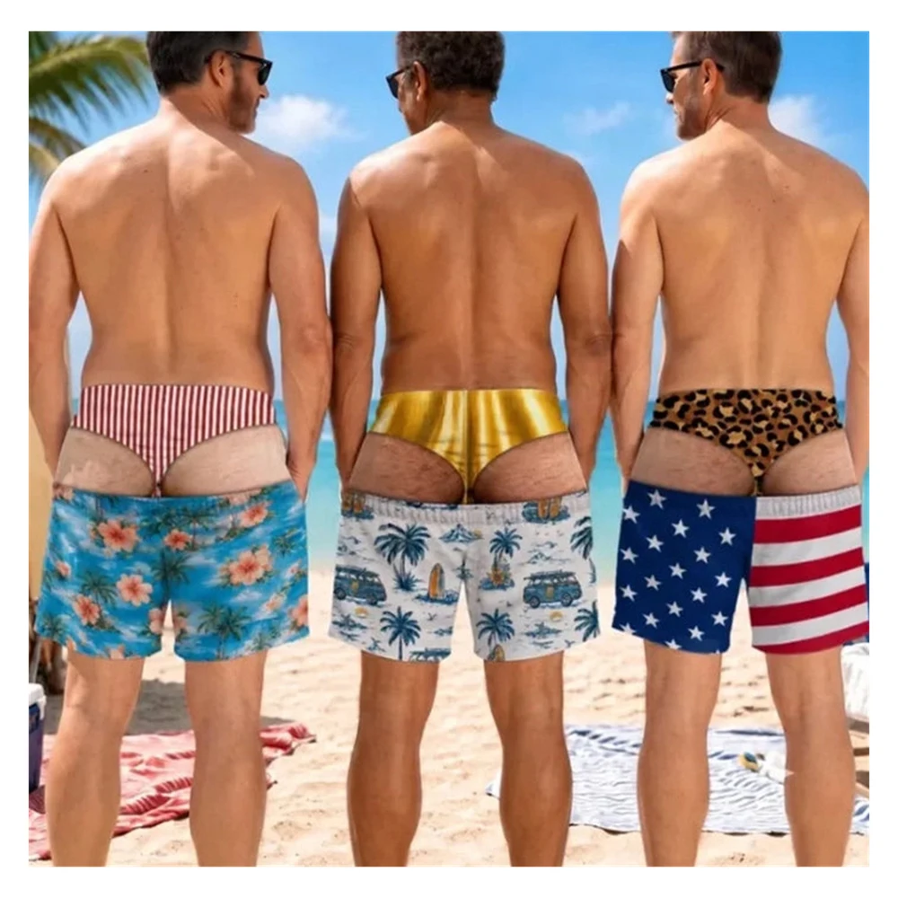 3D Printing Viral - Costume da bagno divertente per uomo
