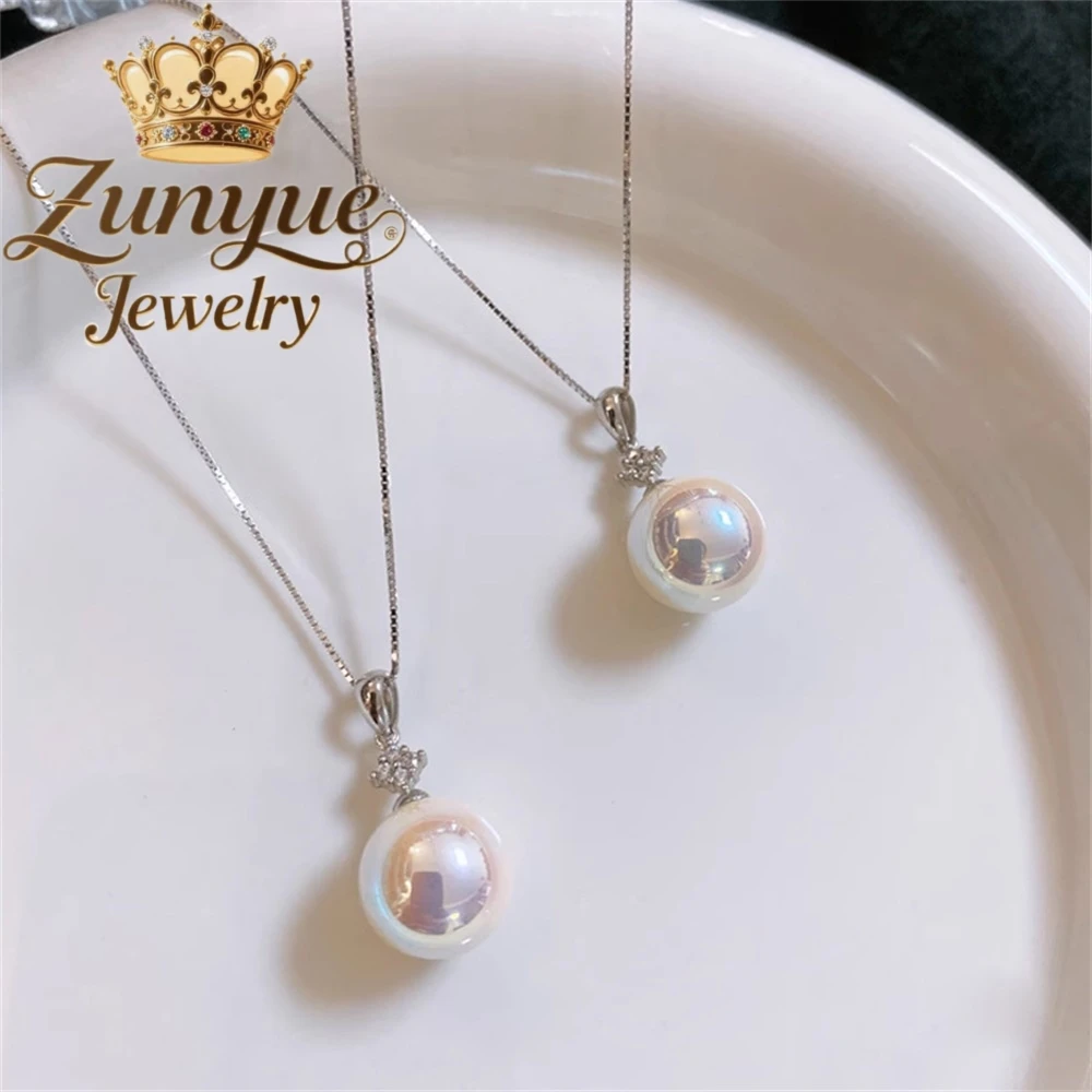 

S925 Silver Pearl Necklace For Women's Summer, A Light Luxury, Niche And High-End Collarbone Chain Pendant Necklace Accessory