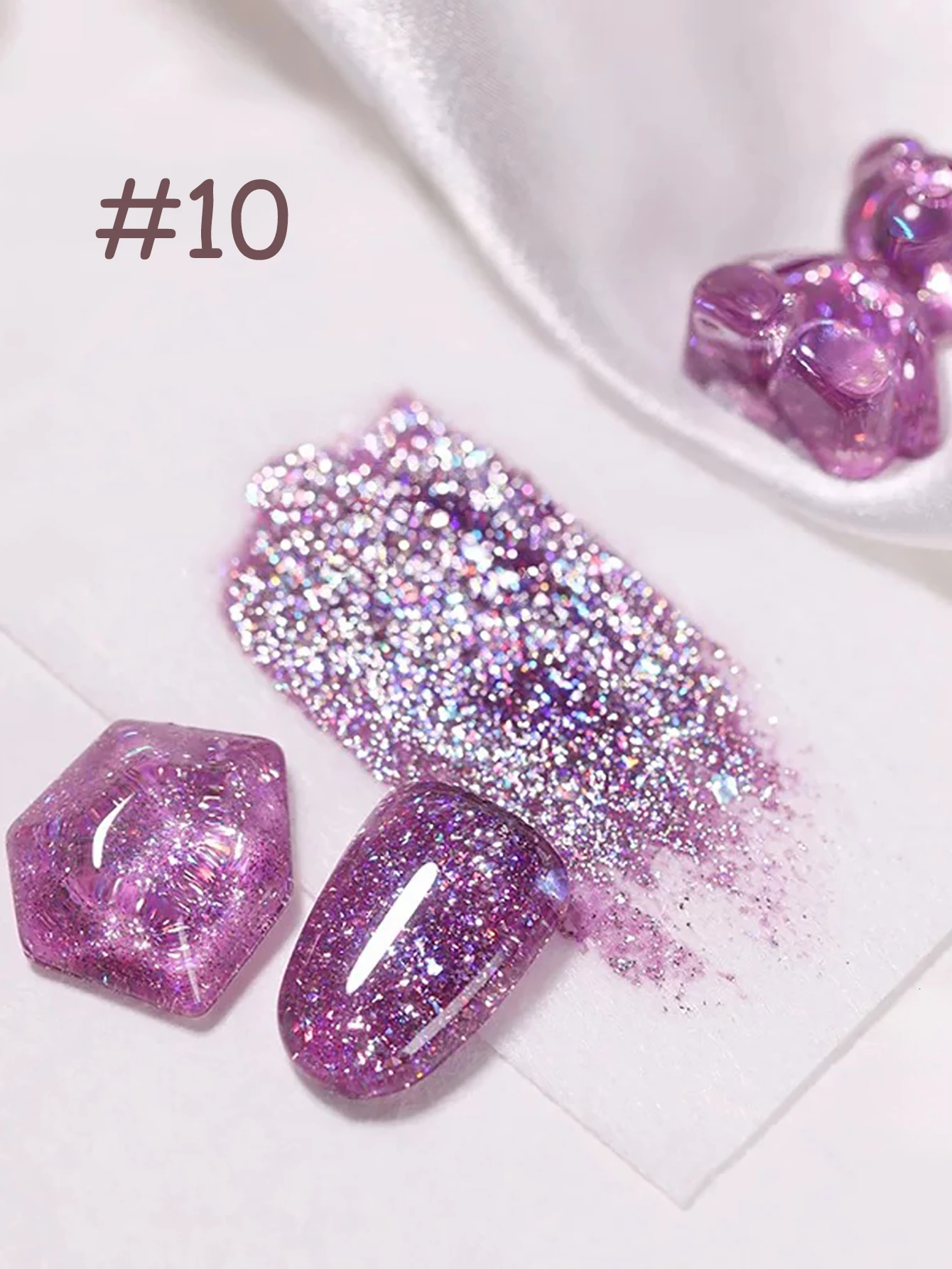 1 pçs tc 2025 verão unhas nova folha super brilhante arte do prego suprimentos moda popular pesado explosivo glitter gel unha polonês