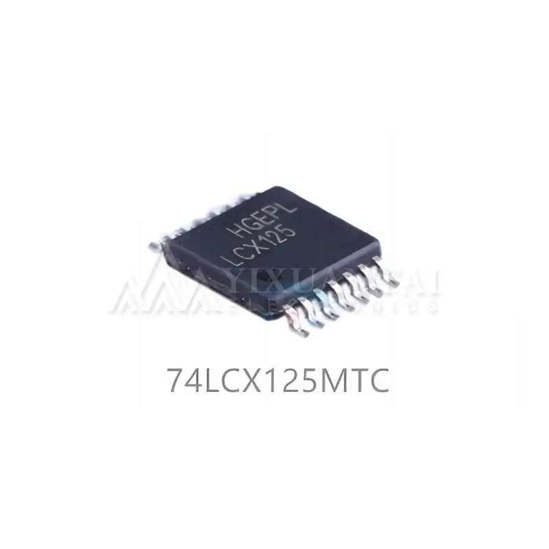 

10pcs/Lot 74LCX125MTC 74LCX125 LCX125 Buffer/Line Driver 4-CH Non-Inverting 3-ST CMOS 14-Pin TSSOP W T/R New