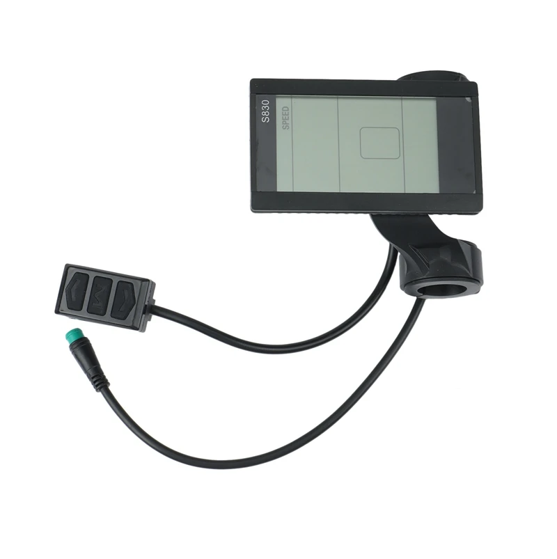 S830 24V 36V 48V schermo Lcd per bicicletta elettrica Ebike Meter Panel universale con parti di ciclismo USB, impermeabile