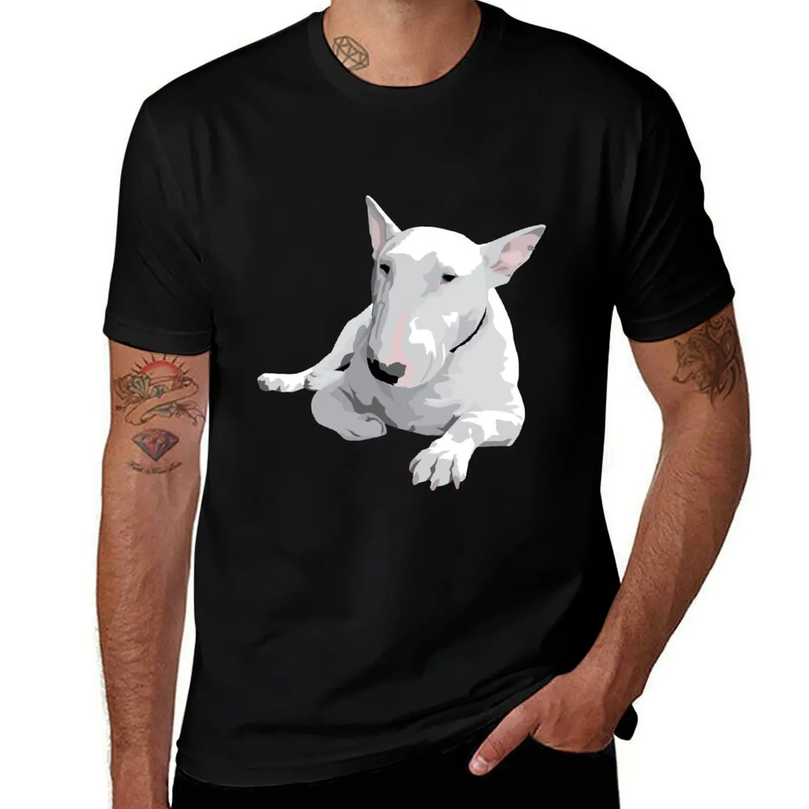 English Bull terrier T-Shirt Quick Dry Training Short Sleeve Tee