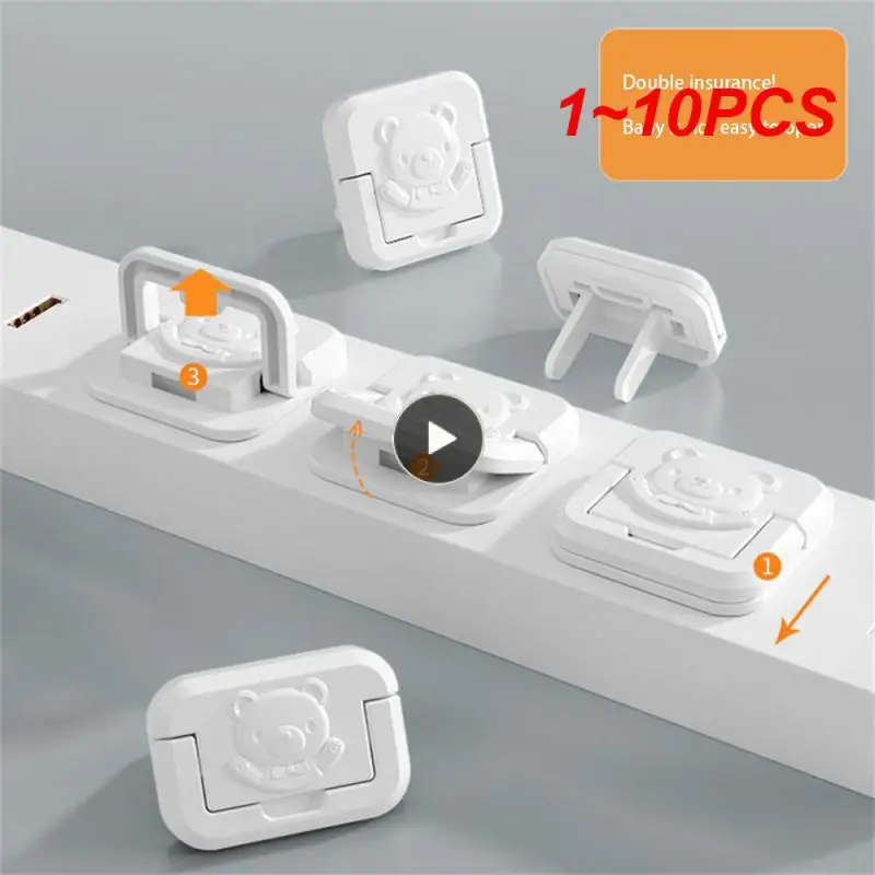 1~10PCS Protective Cover Against Electric Shock Storage And Hanging Holes Electrical Safety