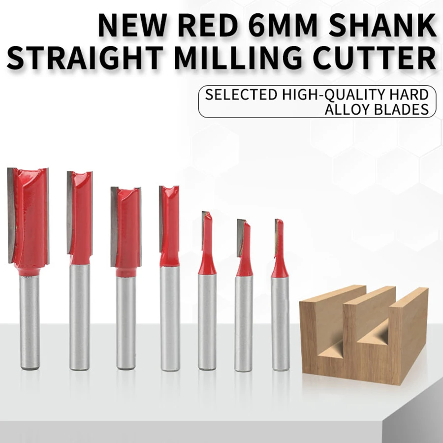 

Double-edged Straight Knife Woodworking Milling Cutter Trimming Machine Cutter Head Slotting Trimming Knife Electric Wood Millin