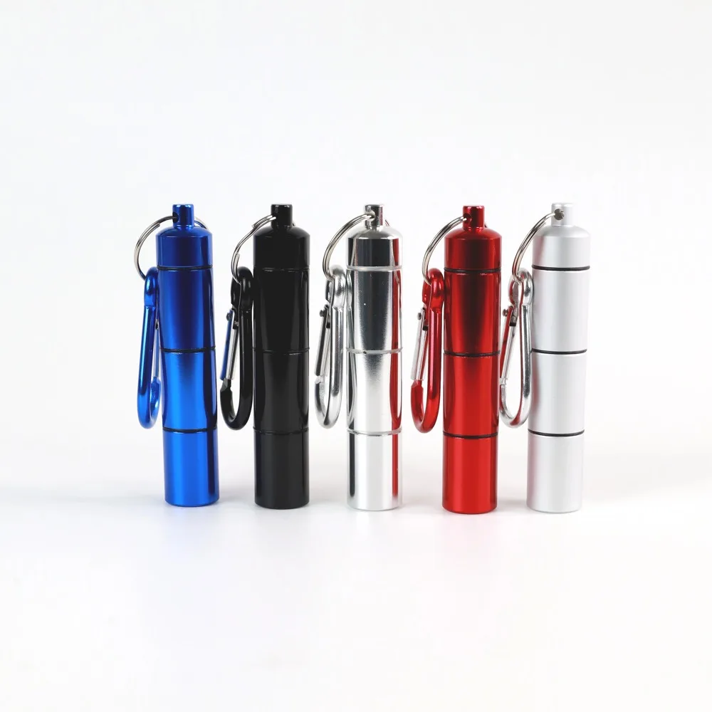 

New Hot 3 Grids Portable Premuim Aluminum Waterproof Pill Storage Box Case Organizer Container Tablet for Medicine Vitamin Oils