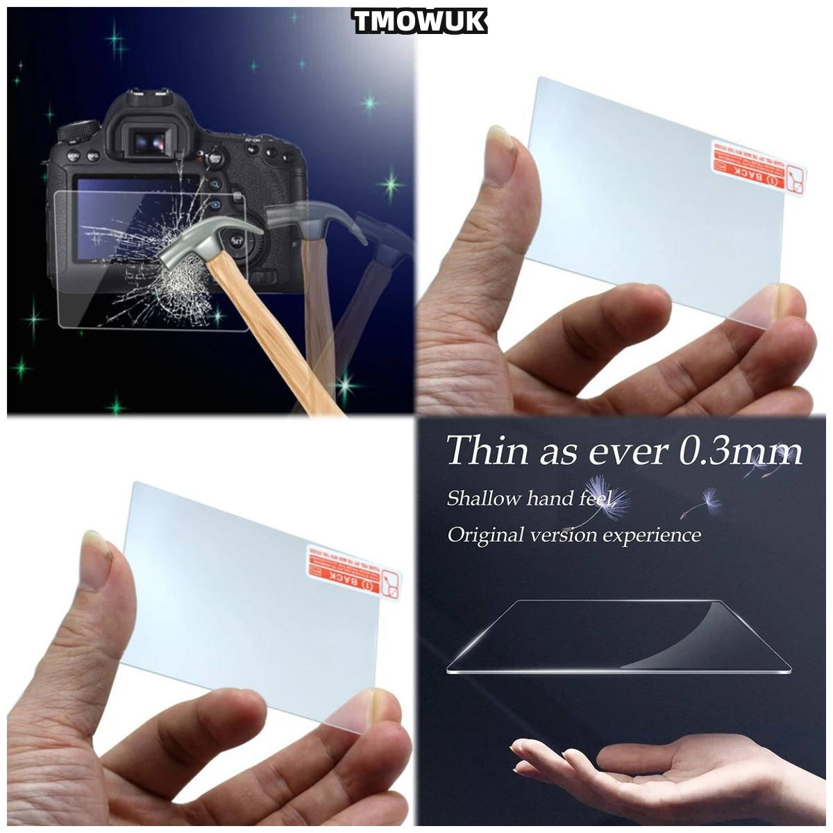 

Sony A7RII A7RIII A7R4 A7R4A A7SMII A7RMII A7MII A7MIII 9H Hardness Tempered Glass LCD Protector Ultra-Clear Anti-Fingerprint