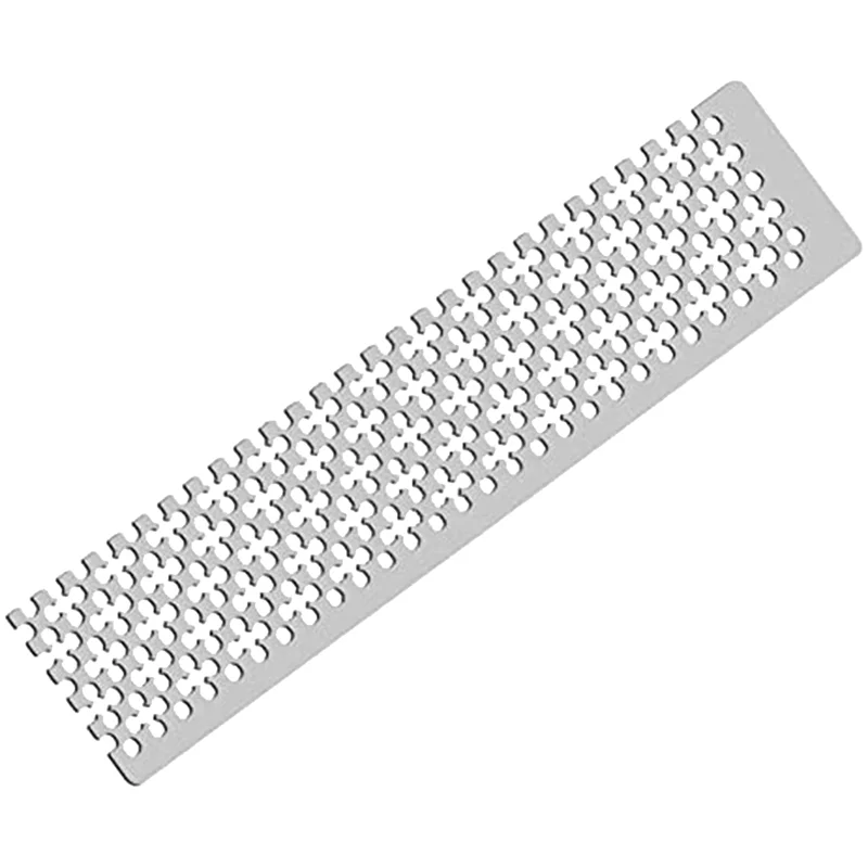 Stainless Steel Diamond Drawing Ruler DIY Diamond Drawing Ruler Mesh Ruler Square Diamond Drawing Tool Embroidery