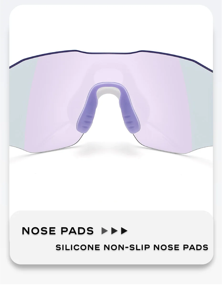 Caponi Verfärbungs-Sportsonnenbrille für Männer und Frauen, Fahrrad-, Fahr- und Angelbrille, 100% UV-Schutz, TR90-Rahmen – Detail 11