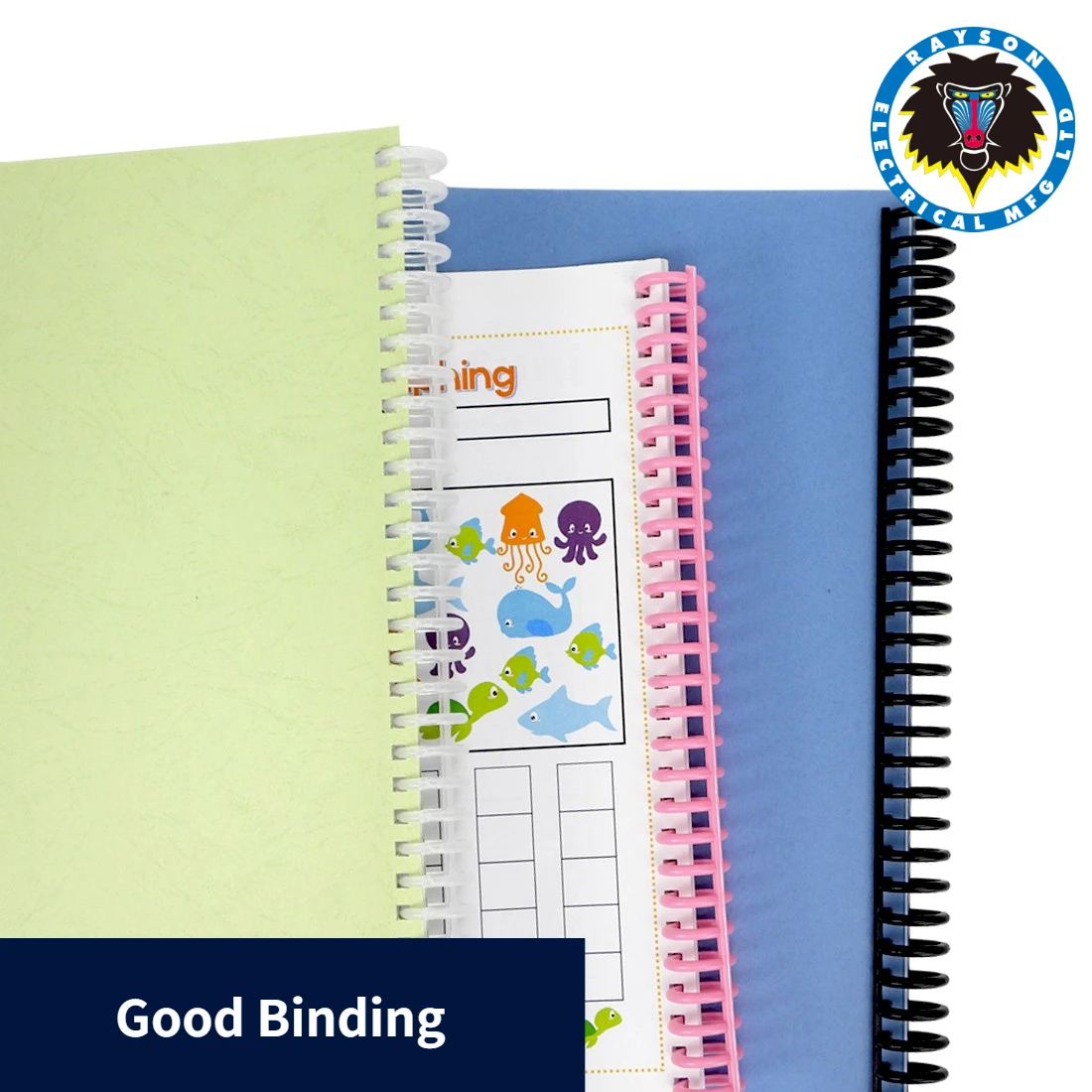 DIY Comb Binding Spine . Office Accessories and School Supplies Book Binder, Nice Stationery for A4 PVC NoteBooks