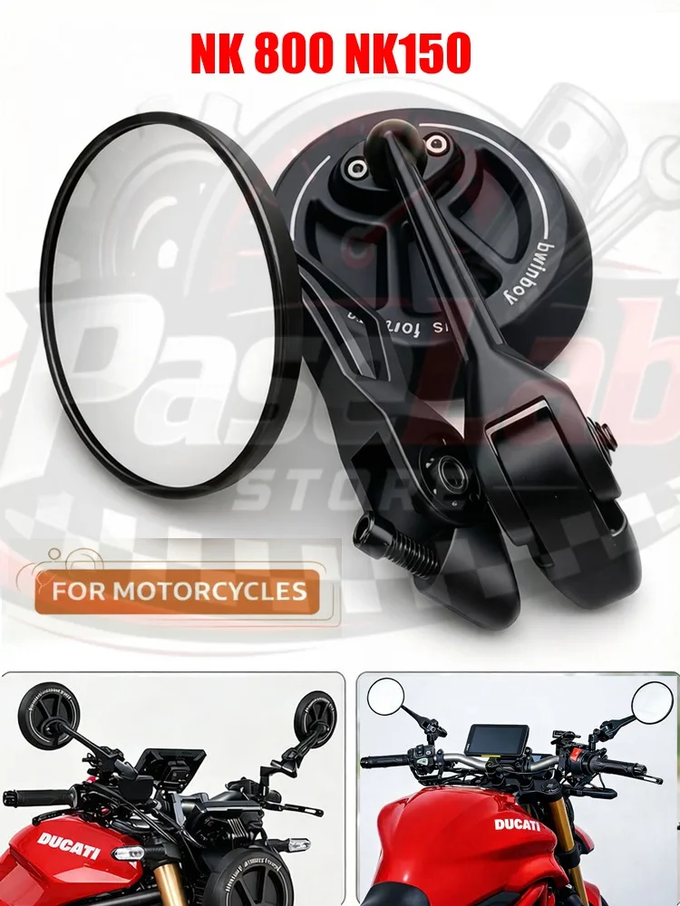 For NK 800 NK150 NK250 NK400 NK650 CF800 CF650 CF150 Motorcycle rearview mirror Invisible rearview mirror Sports wing mirror