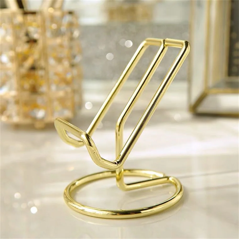 Metal desktop mobile phone stand Foldable iPad tablet supports smartphone mounting for lazy holders of mobile phone table stand