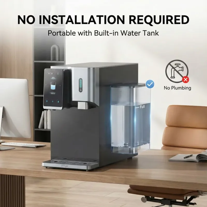 4 in 1 Electric Desktop Water Station with Built-in Ice Maker RO Filter Instant Heating & Cooling for Household & Hotel Use view 3