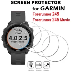 5PCS Smart Watch Screen Protector for Garmin Forerunner 245 Music Tempered Glass Anti-Scratch Protective Film