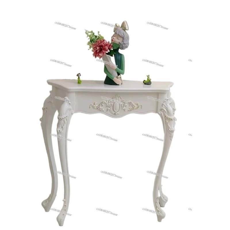 Style Hallway Console Table, Retro Vintage, Entrance Furniture, Living Room, Home Decoration, Trim Gold, Entry Table