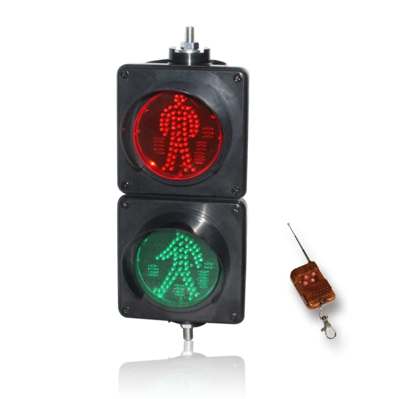 New Small Christmas Plastic Toy Kid red green Traffic Car Pedestrian Signal Light with controller