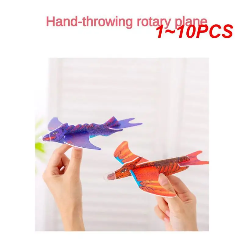 1~10PCS Hand Throw Flying Glider Planes Foam Airplane Outdoor Game Toys for Kids Birthday Party Favors Gift Bag Pinata Fillers