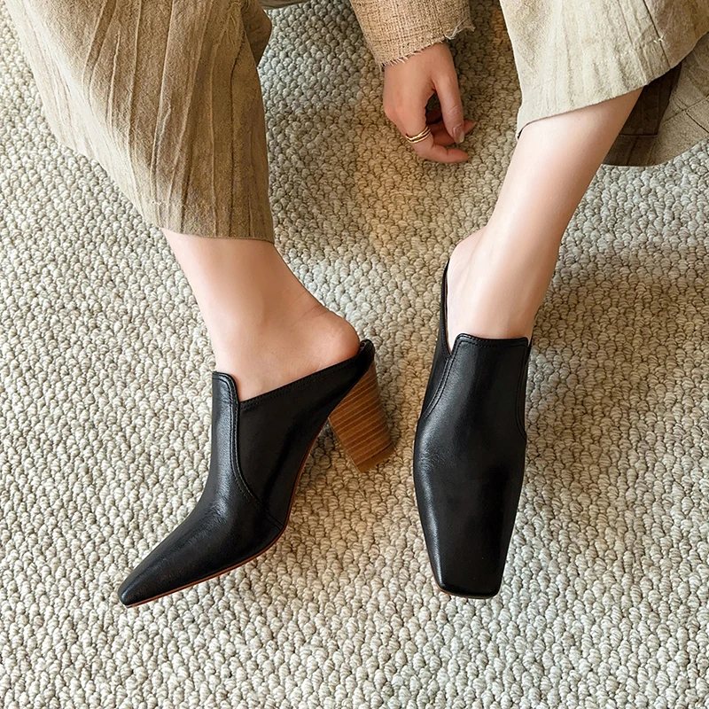 2023 Summer New Baotou Half Sl – Mule Slip On recenzja i cena