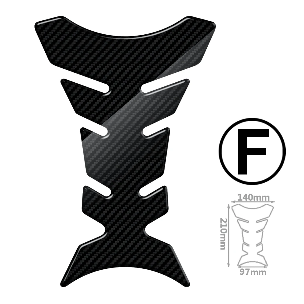 

3D Carbon Look Motorcycle Tank Pad Protection Universal for Kawasaki Honda Yamaha Suzuki Aprilia Benelli Motorbike Stickers