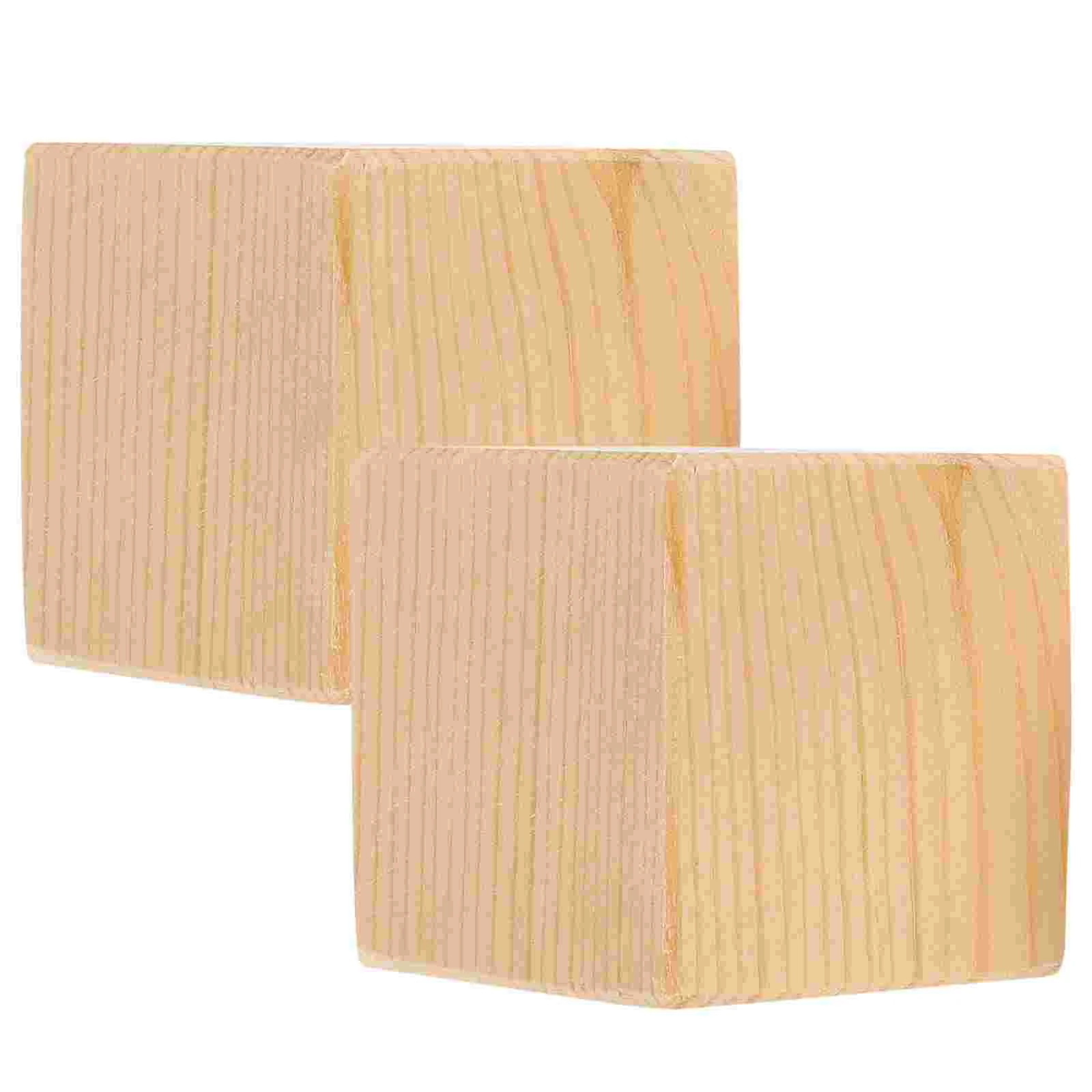 2 Pcs Furniture Booster Blocks Height Lift For Chair Floor Mat Desk Raisers Risers Bed Legs