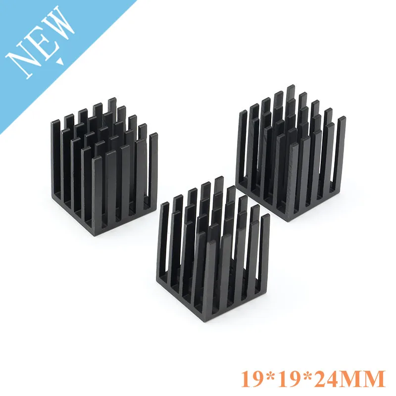 

10/5pcs 19*19*24mm Aluminum Heatsink Heat Sink Radiator Cooling cooler For Electronic Chip IC LED computer 19x19x24mm