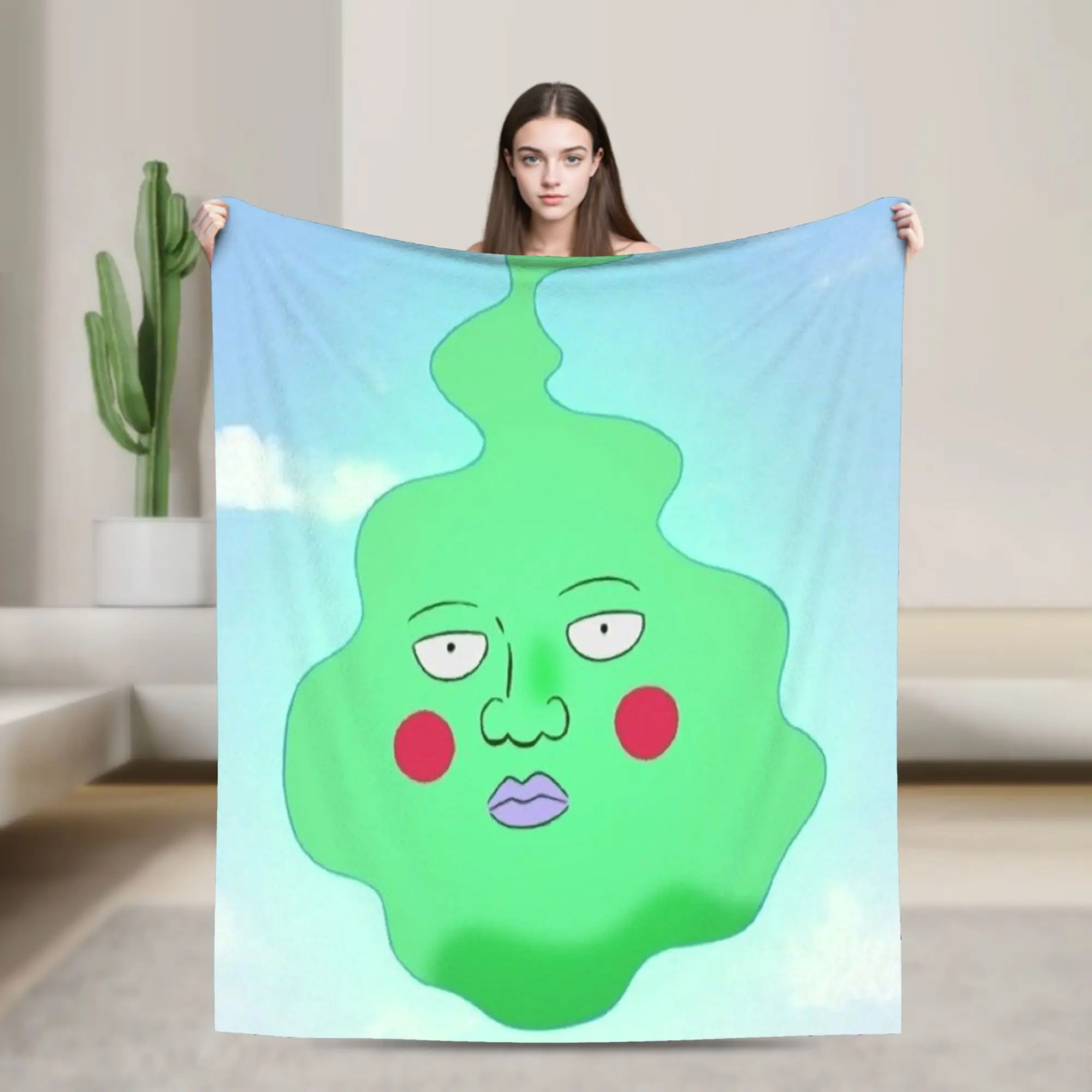 M-Mob Psycho 100 Blanket Quality Super Soft  Throw Blanket Spring Child Home Decor Novelty Bedspread