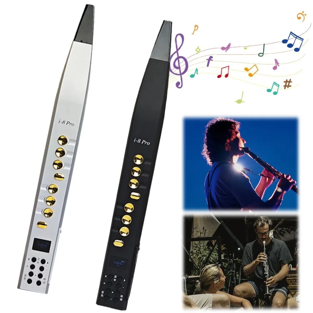 Digital Electronic Saxophonex Aerophone Built-in Speaker Wind Instrument 89 Tones Flute Blowpipe for Kids Adults Beginners Gifts