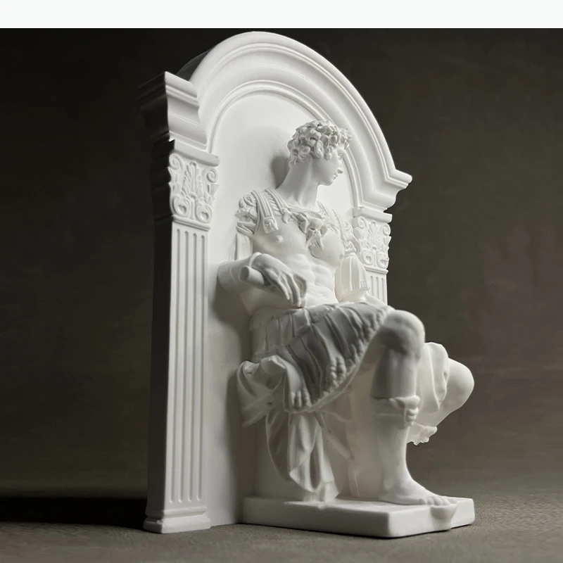 Giuliano De' Medici Plaster Statue Desk Decoration Ornaments Roman Artwork Sculpture Room Aesthetic Decor