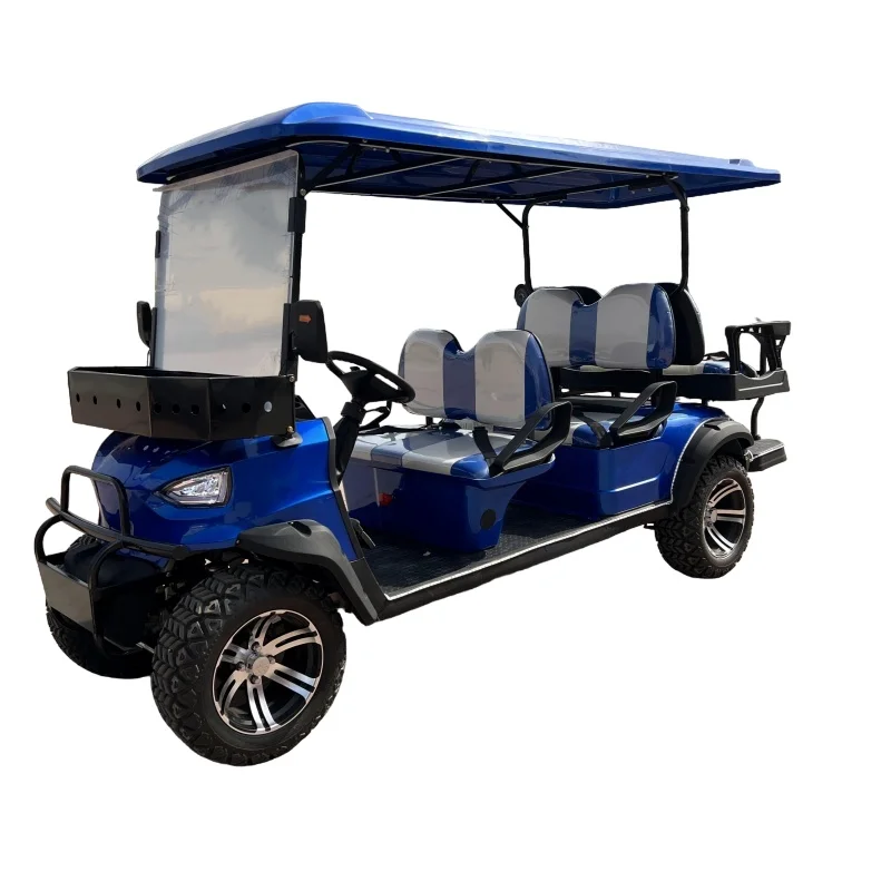 New Folding the windshield4000W 5000W 7000W  4 6 8 Passenger Utility Vehicle Road legal Buggy Electric Sightseeing Golf Cart