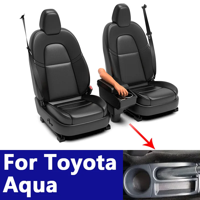 

Подлокотник для Toyota Aqua, подлокотник-органайзер для Toyota Prius C Aqua, специальные детали для дооснащения, аксессуары для интерьера автомобиля