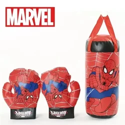 Marvel The Avengers Spiderman Peripheral Movies Creative Cartoon Mini Punching Bag Boxing Gloves Children's Toy Holiday Gift