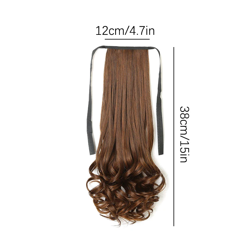 Synthetic Strap Ponytail Hair Extension Wig Curly Ponytail Surrounding Woman's Ponytail Clip In Hairpiece Hair Accessories