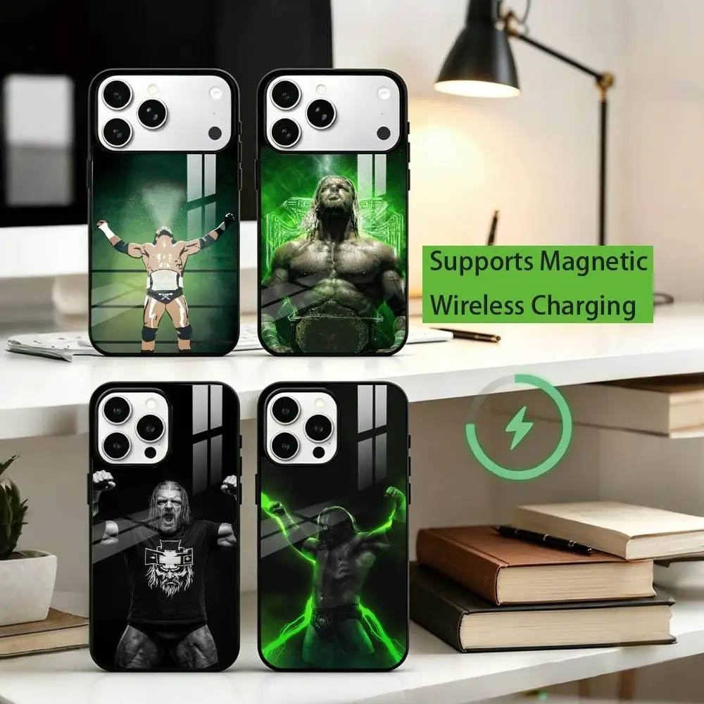 

W-Wrestler T-Triple H Phone Case For iPhone17,16,15,14,13,12,11 Plus,Pro Supports Magnetic Wireless Charging