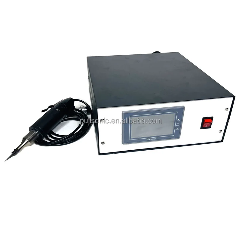 35KHz 500W Ultrasonic Cutter 110V Or 220V Handheld Ultrasonic Fabric Textile Tablecloth Cutter Cutting Slicing Machine